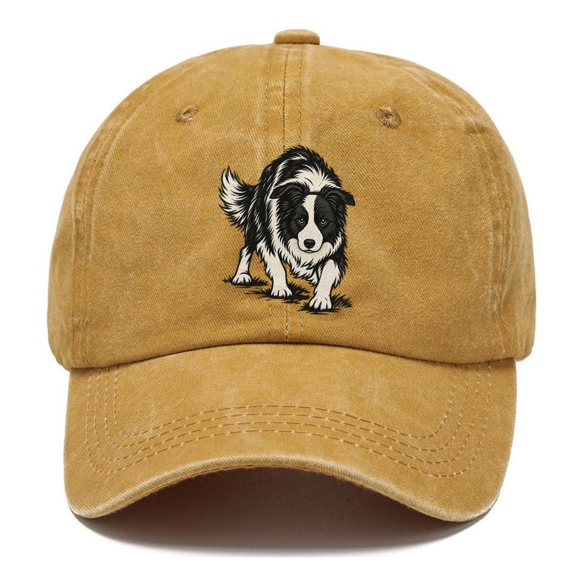 Border Collie Crouch Classic Cap – Golden Harvest