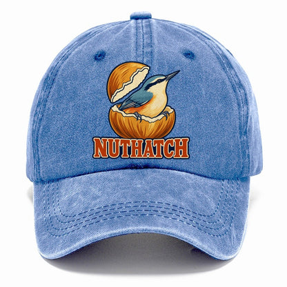 Nuthatch Birdwatching Classic Cap – Summer Sky