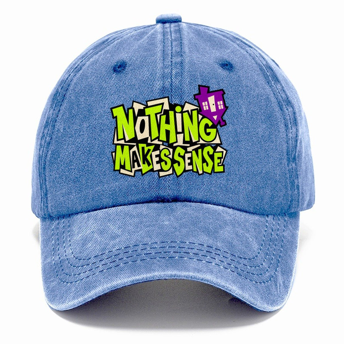 Nothing Makes Sense Crazy Styles Classic Cap – Summer Sky