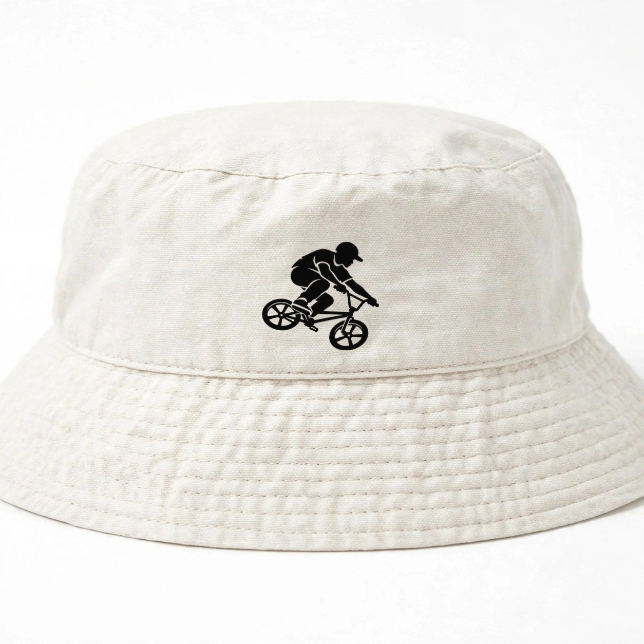 Bmx Air Rider Cycling Life Kids Bucket Hat – White