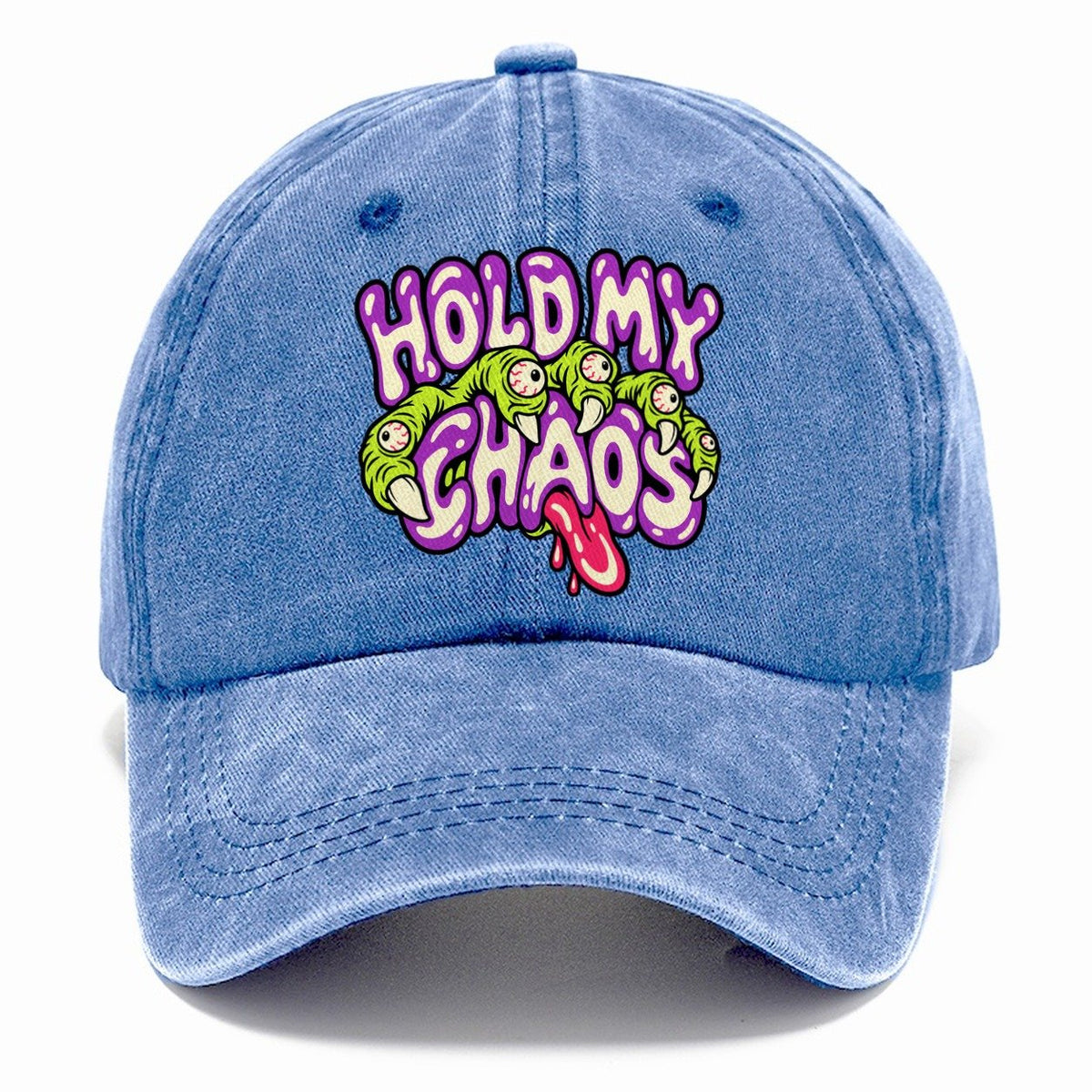 Hold My Chaos Crazy Styles Classic Cap – Summer Sky