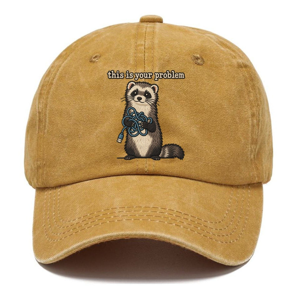 This Is Your Problem Strongly Worded Classic Cap – Golden Harvest