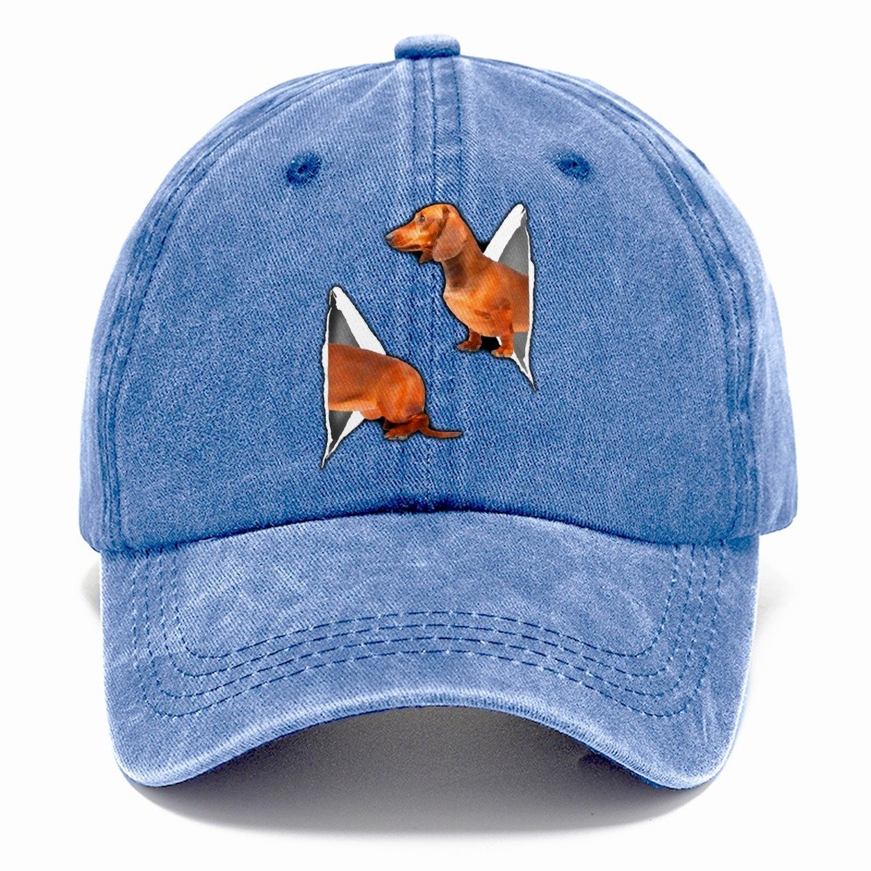Portal Dachshund Classic Cap – Summer Sky