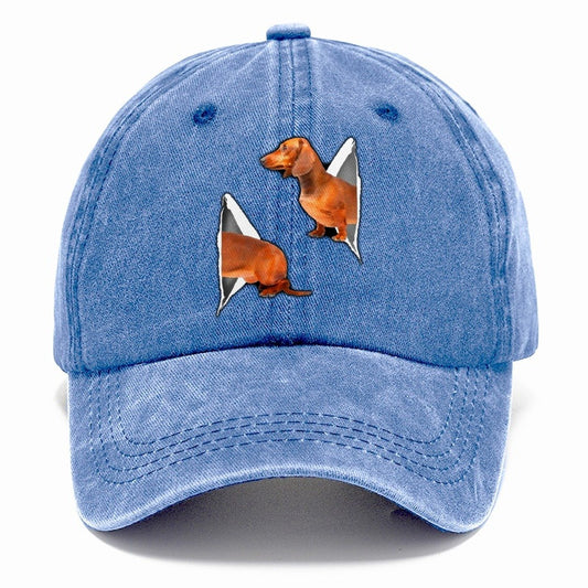 Portal Dachshund Classic Cap – Summer Sky