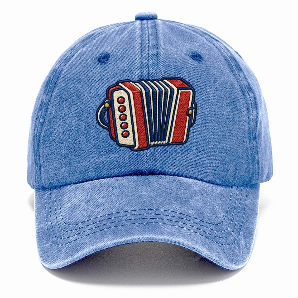 Button Accordion Tiny Solo Marks Classic Cap – Summer Sky
