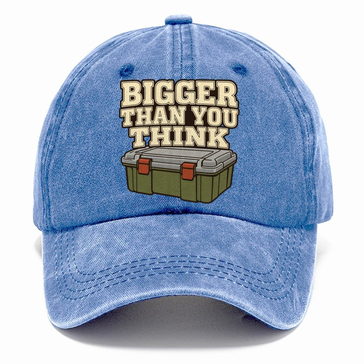 Bigger Than You Think Geocaching Classic Cap – Summer Sky