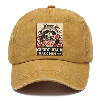 Raccoon Stolen Slurp Club Classic Cap – Golden Harvest