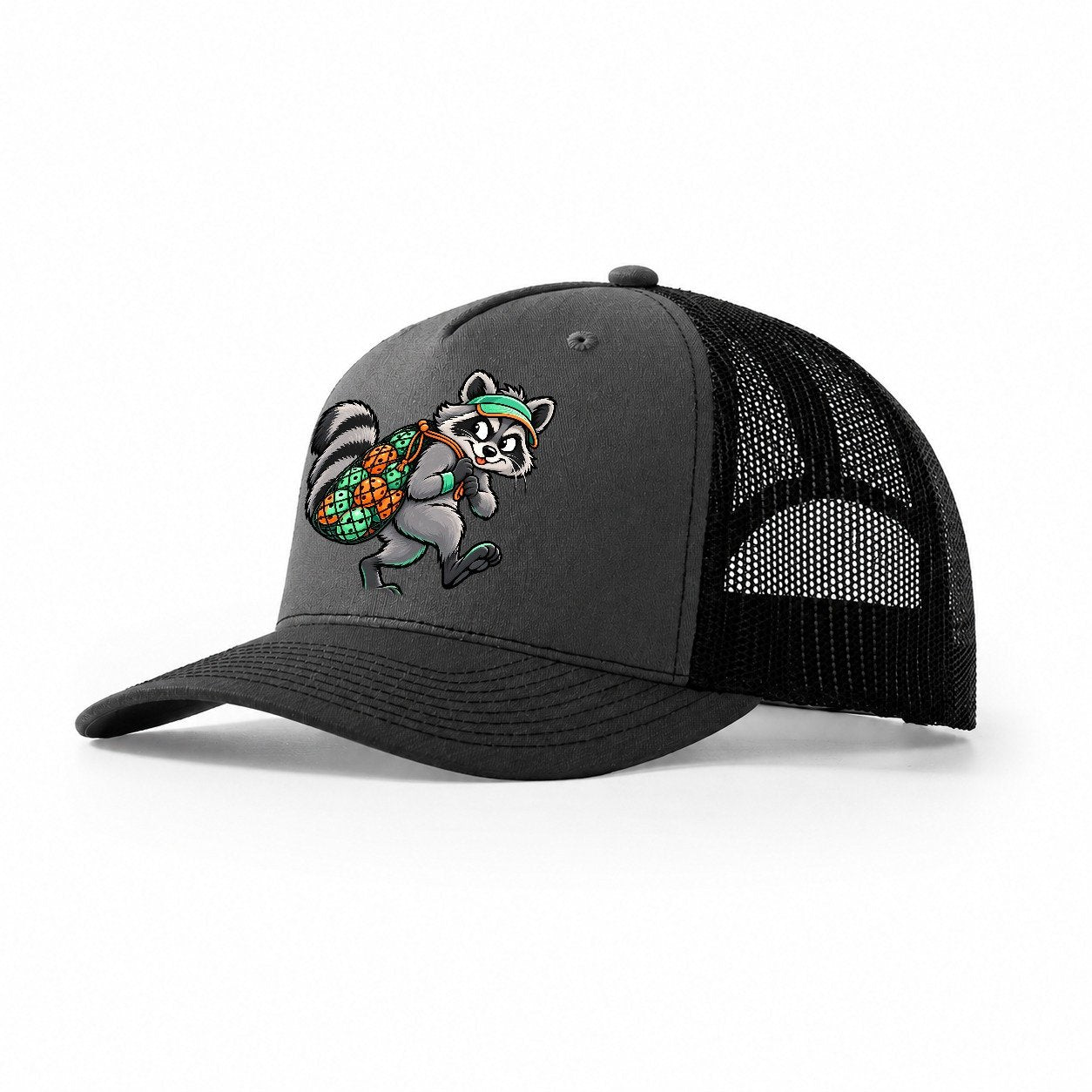 Court Bandit Pickleball Life Trucker Hat – Dark Grey Black