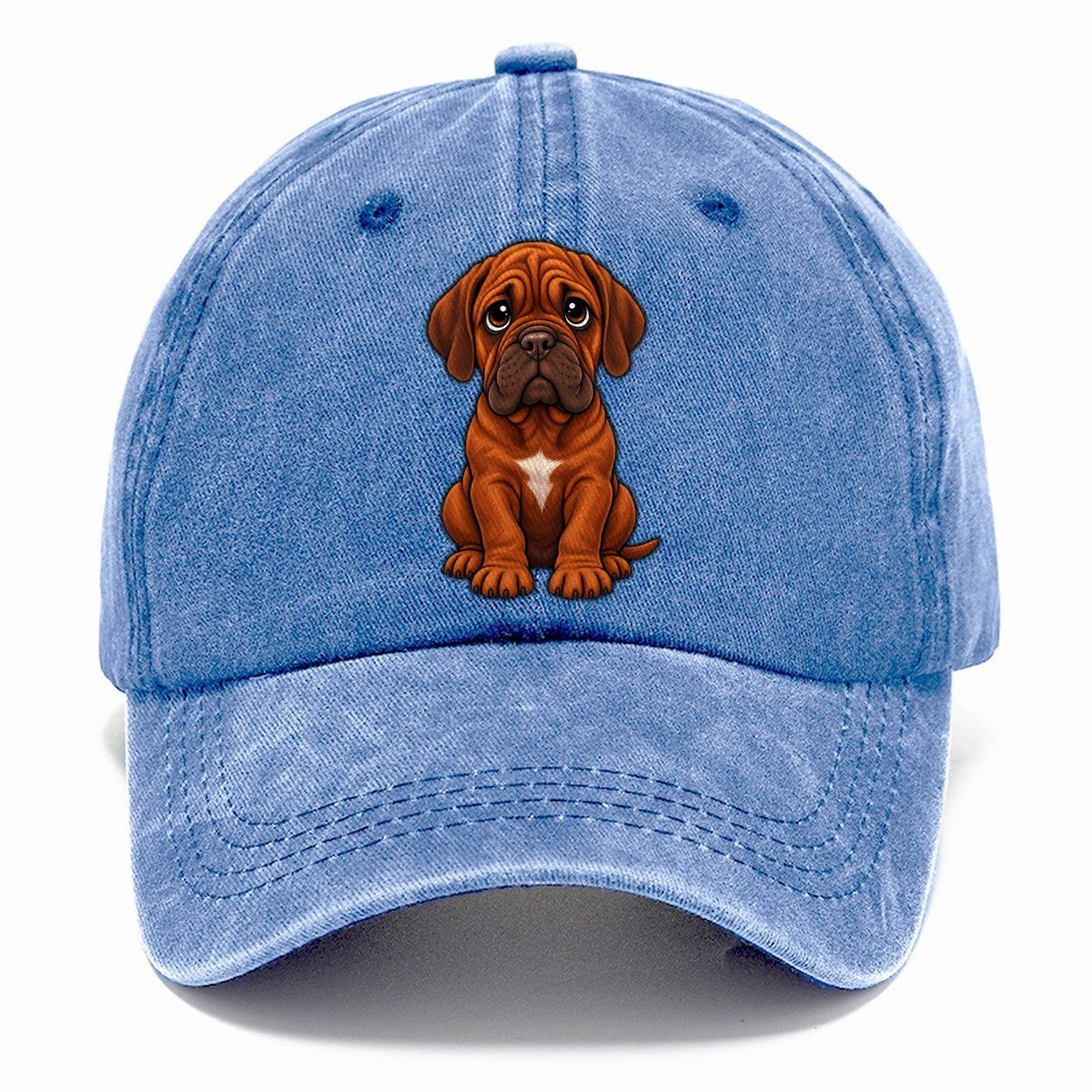 Dogue De Bordeaux Sitting Sweetheart Classic Cap – Summer Sky
