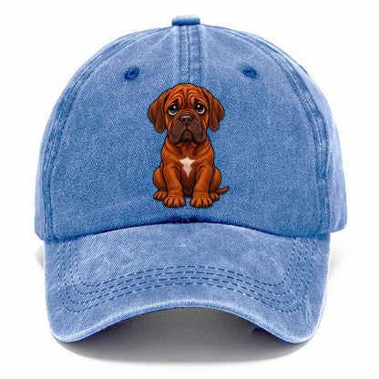 Dogue De Bordeaux Sitting Sweetheart Classic Cap – Summer Sky