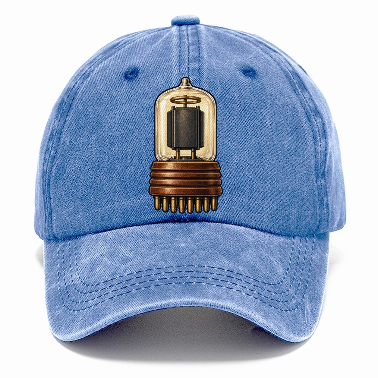 Radio Valve And Brass Pins Amateur Radio Classic Cap – Summer Sky