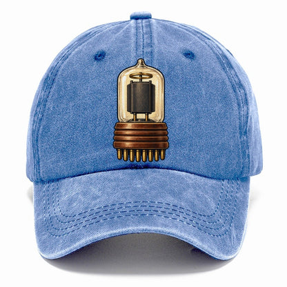 Radio Valve And Brass Pins Amateur Radio Classic Cap – Summer Sky