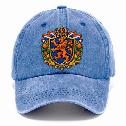 Netherlands Heraldic Crest Country Logos Classic Cap – Summer Sky
