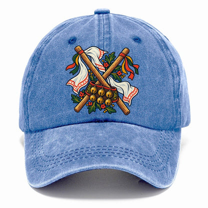 Morris Dance Bells Sticks And Handkerchiefs Uk Culture Heritage Classic Cap – Summer Sky