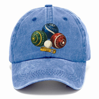 Lawn Bowls And White Jack Australia Cultural Icons Classic Cap – Summer Sky