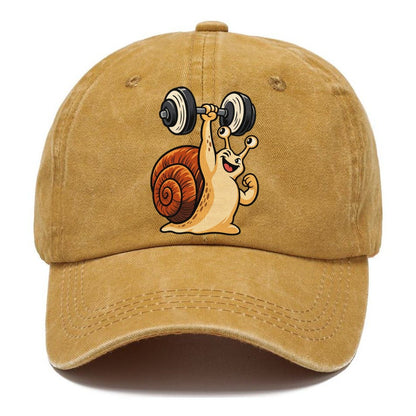 Snail Slow Gains Animal Lifters Classic Cap – Golden Harvest