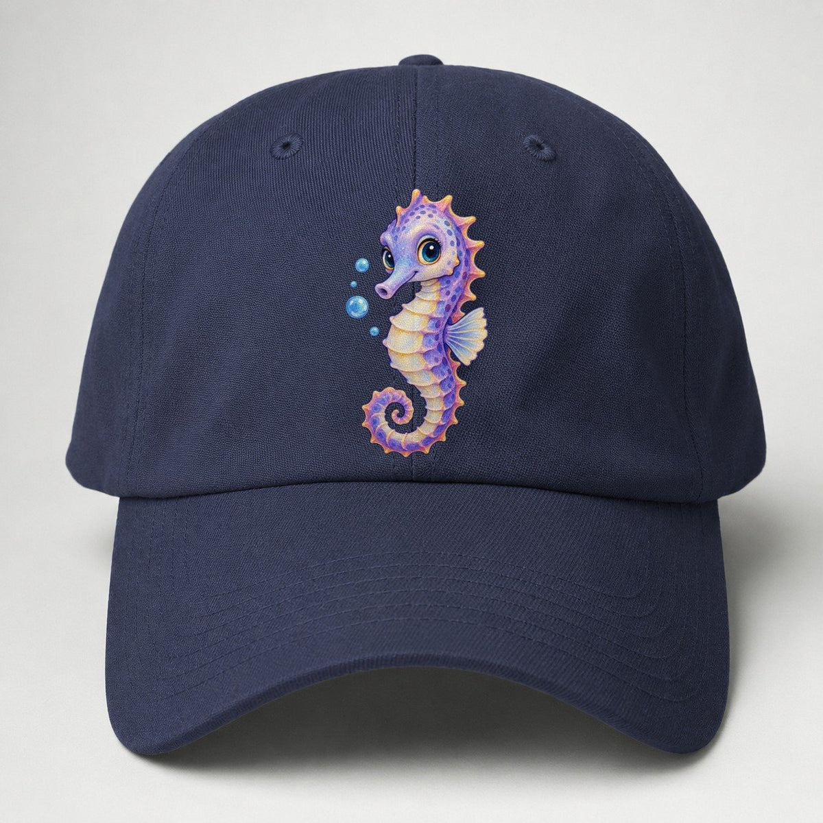 Seahorse Three Quarter Drift Sea Sprite Baseball Cap – Twilight Navy