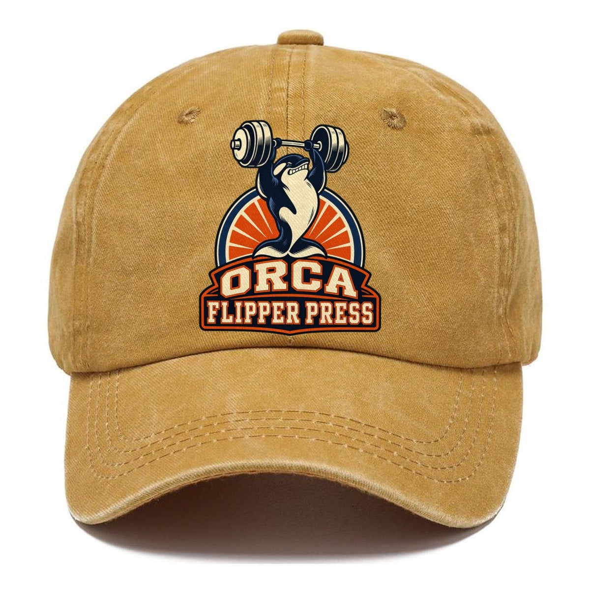 Orca Flipper Press Animal Lifters Classic Cap – Golden Harvest