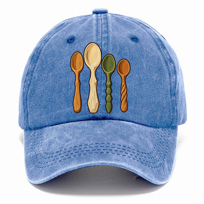 Carved Spoon Collection Woodworking Classic Cap – Summer Sky