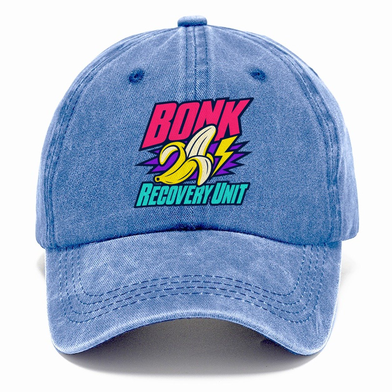 Bonk Recovery Unit 90S Running Clubs Classic Cap – Summer Sky