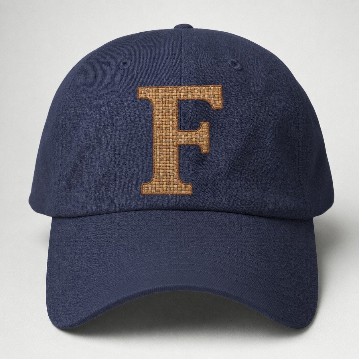 Woven Tweed F Monogram Baseball Cap – Twilight Navy