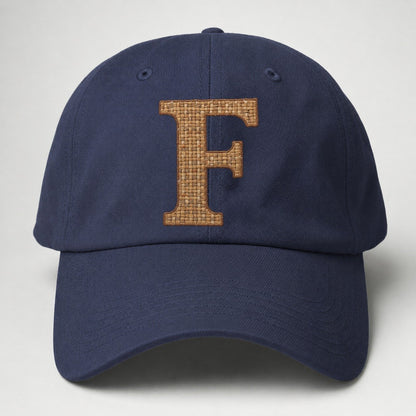 Woven Tweed F Monogram Baseball Cap – Twilight Navy