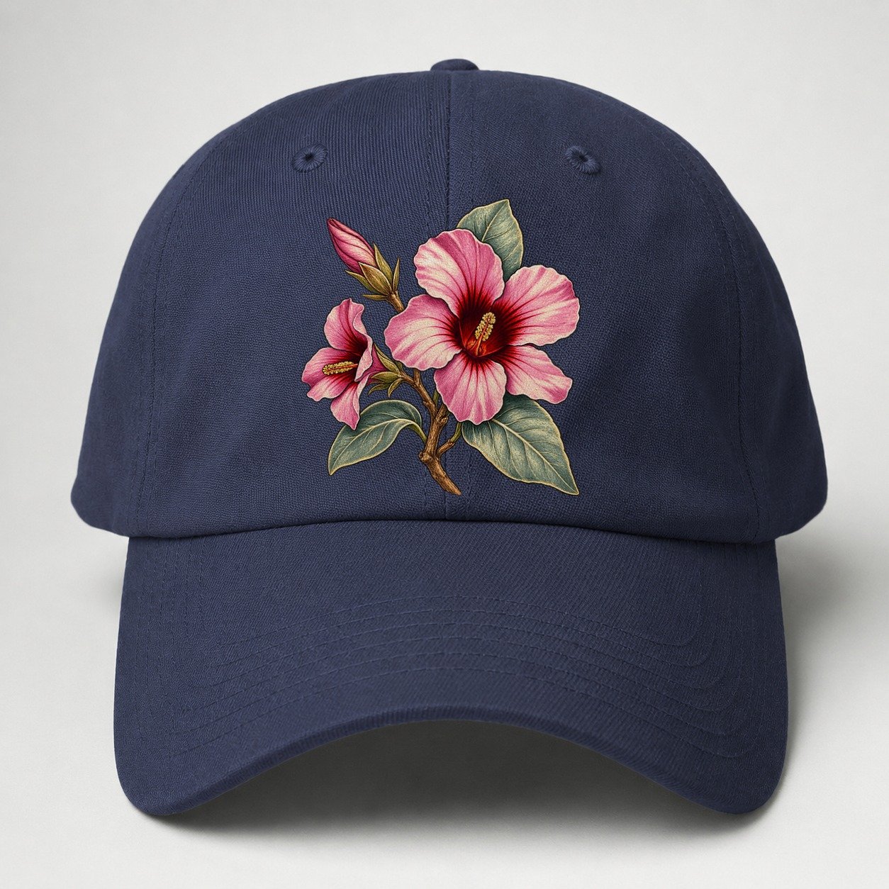 Northern Territory Sturt Desert Rose Australia Cultural Icons Baseball Cap – Twilight Navy