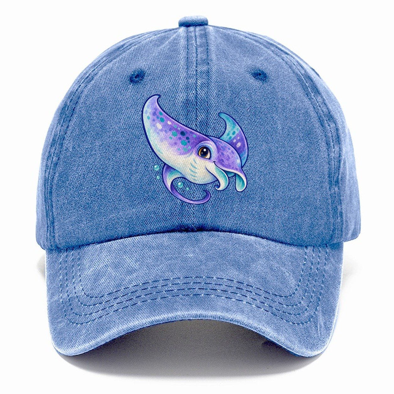 Manta Ray Barrel Turn Sea Sprite Classic Cap – Summer Sky