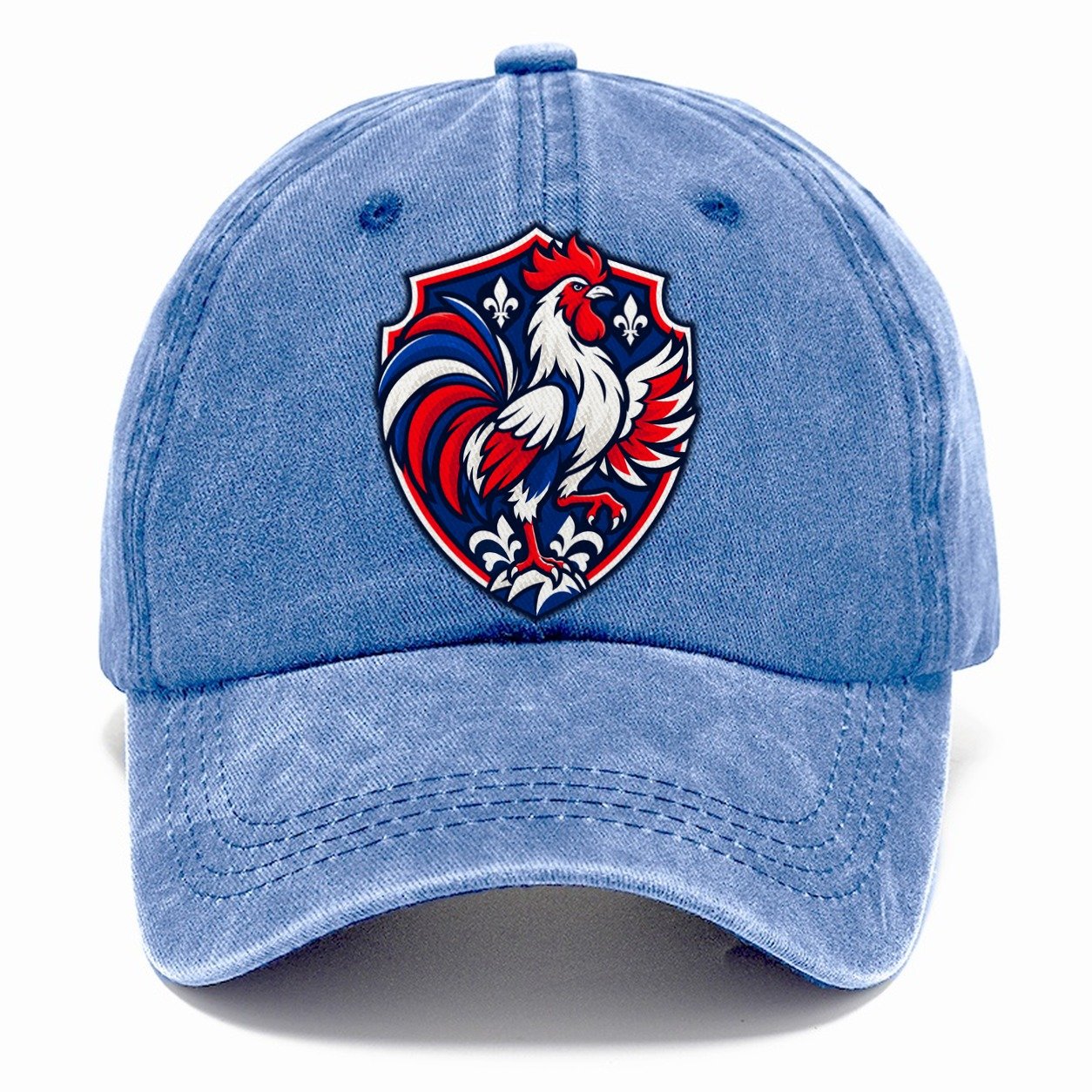France Minimal Emblem Country Logos Classic Cap – Summer Sky