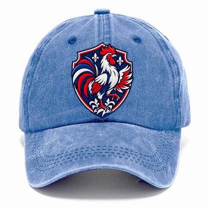 France Minimal Emblem Country Logos Classic Cap – Summer Sky