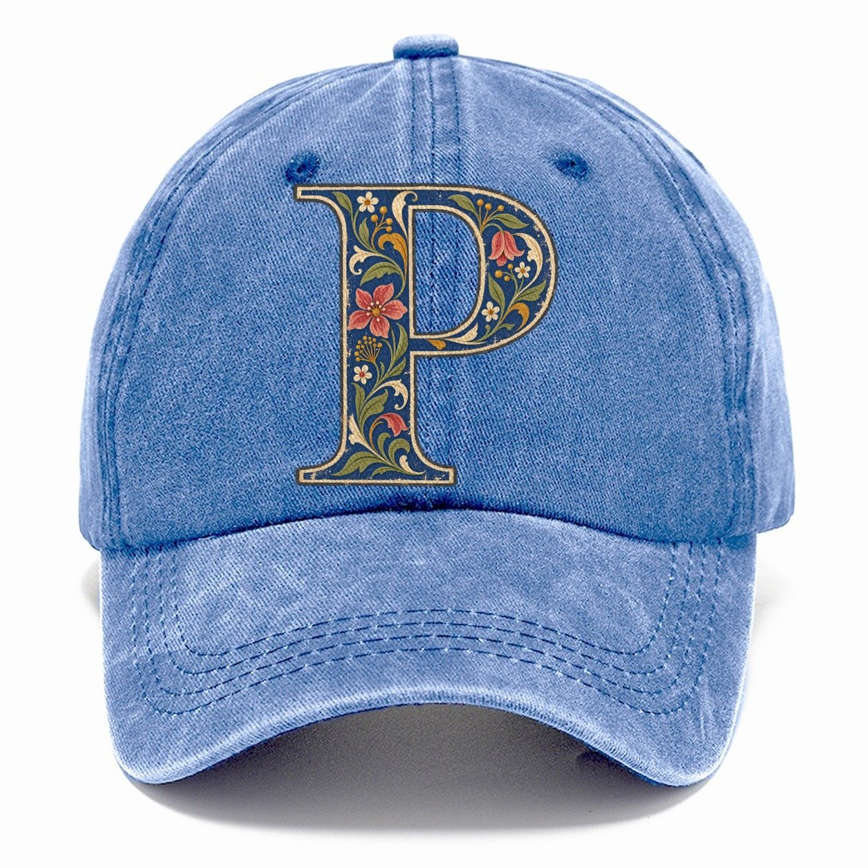 Wildflower P Monogram Classic Cap – Summer Sky