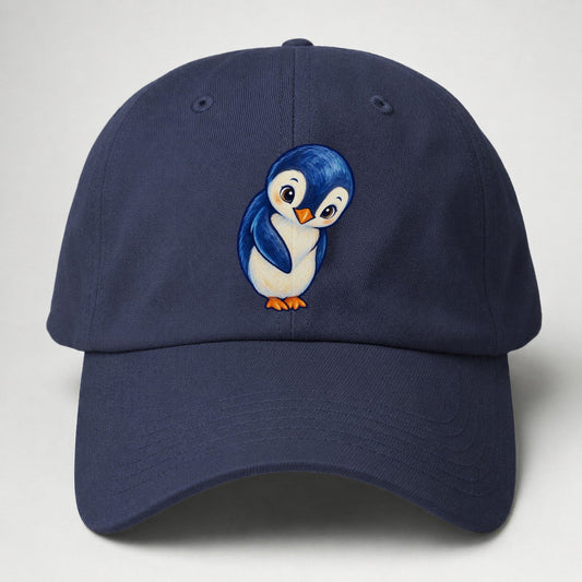 Penguin Little Bow Sea Sprite Baseball Cap – Twilight Navy