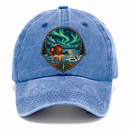 Northern Ice Shack Night Fishing Club Classic Cap – Summer Sky