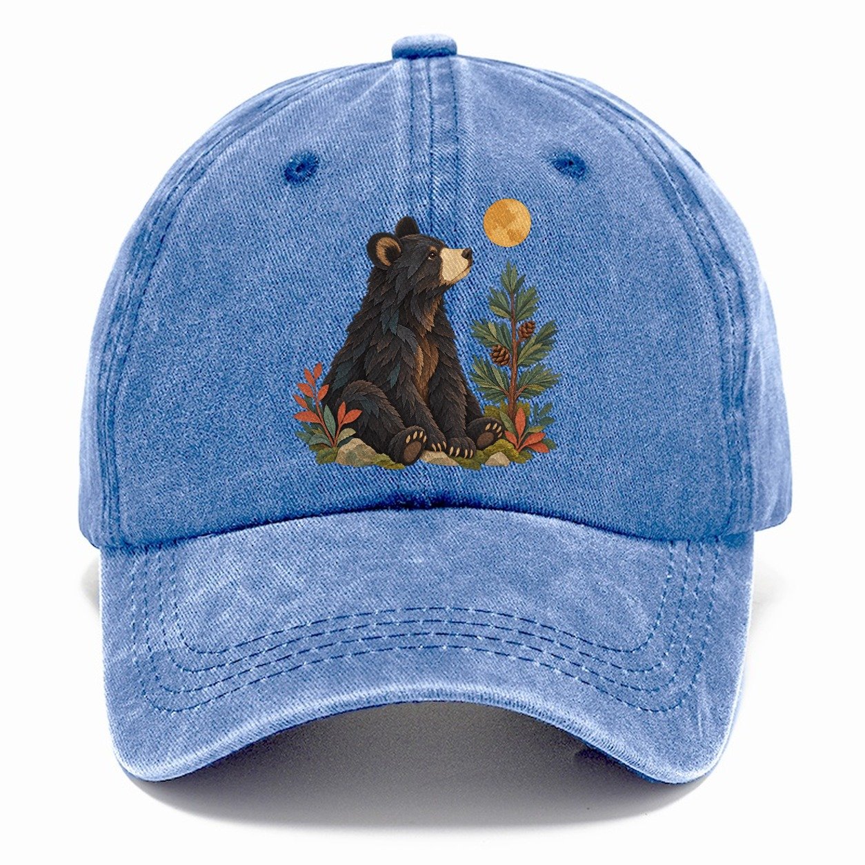 Small Bear Pine Moon Gentle Wild Classic Cap – Summer Sky