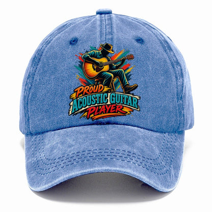 Proud Acoustic Guitar Player Music Instruments Classic Cap – Summer Sky