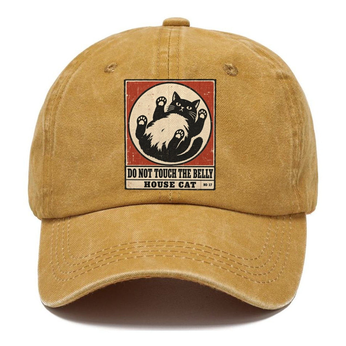 Do Not Touch The Belly Neko Says No Classic Cap – Golden Harvest