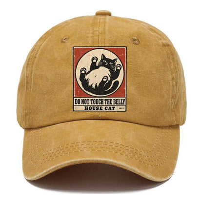 Do Not Touch The Belly Neko Says No Classic Cap – Golden Harvest