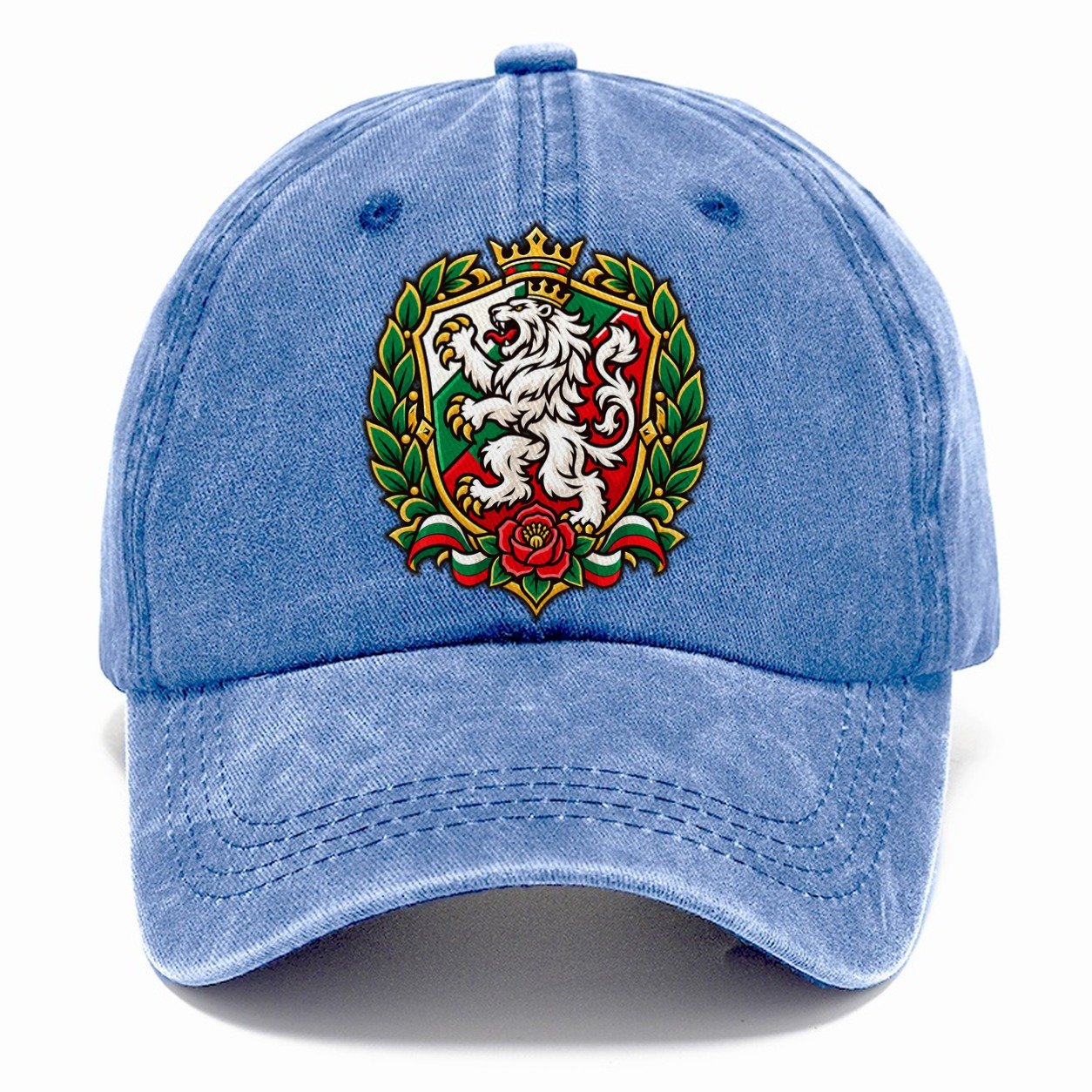 Bulgaria Heraldic Crest Country Logos Classic Cap – Summer Sky