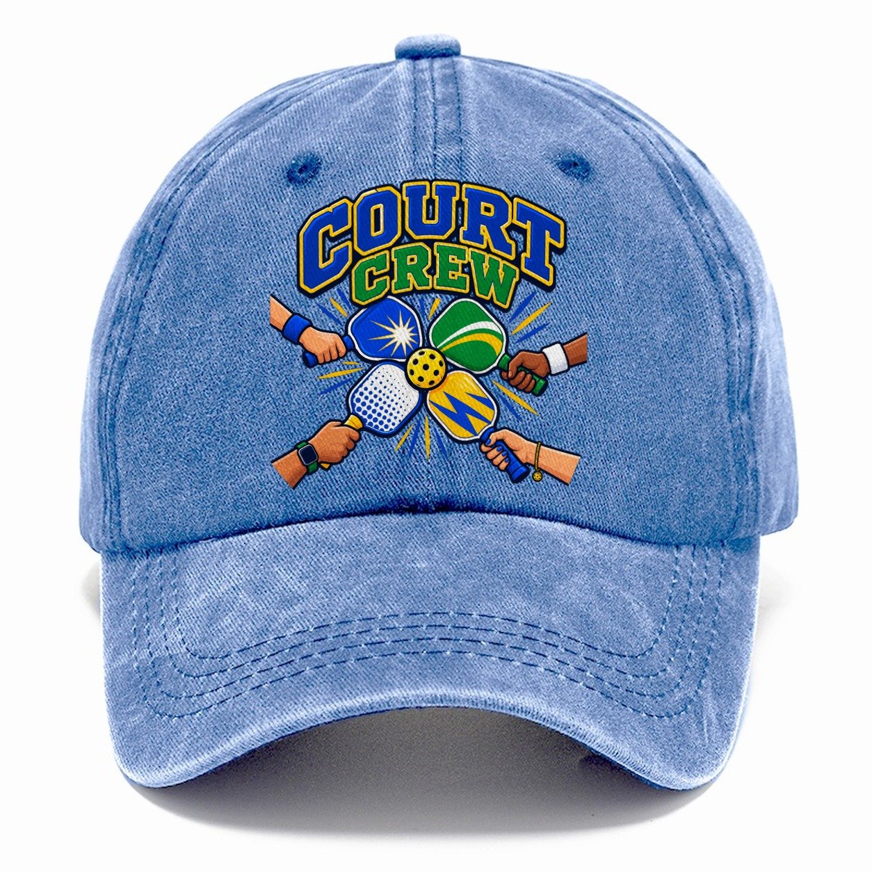 Court Crew Pickleball Life Classic Cap – Summer Sky