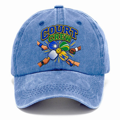Court Crew Pickleball Life Classic Cap – Summer Sky