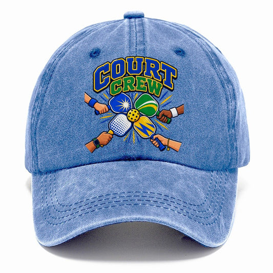 Court Crew Pickleball Life Classic Cap – Summer Sky