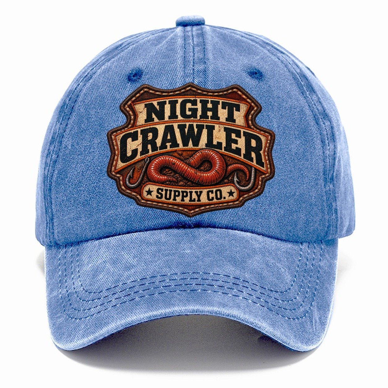 Night Crawler Supply Co Fishing Club Classic Cap – Summer Sky