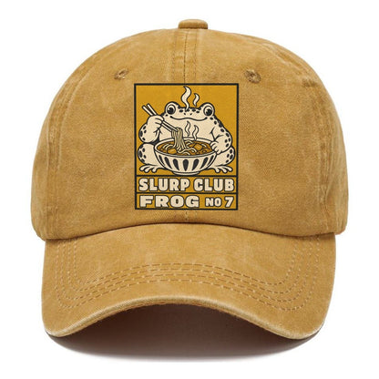 Frog Curry Slurp Club Classic Cap – Golden Harvest