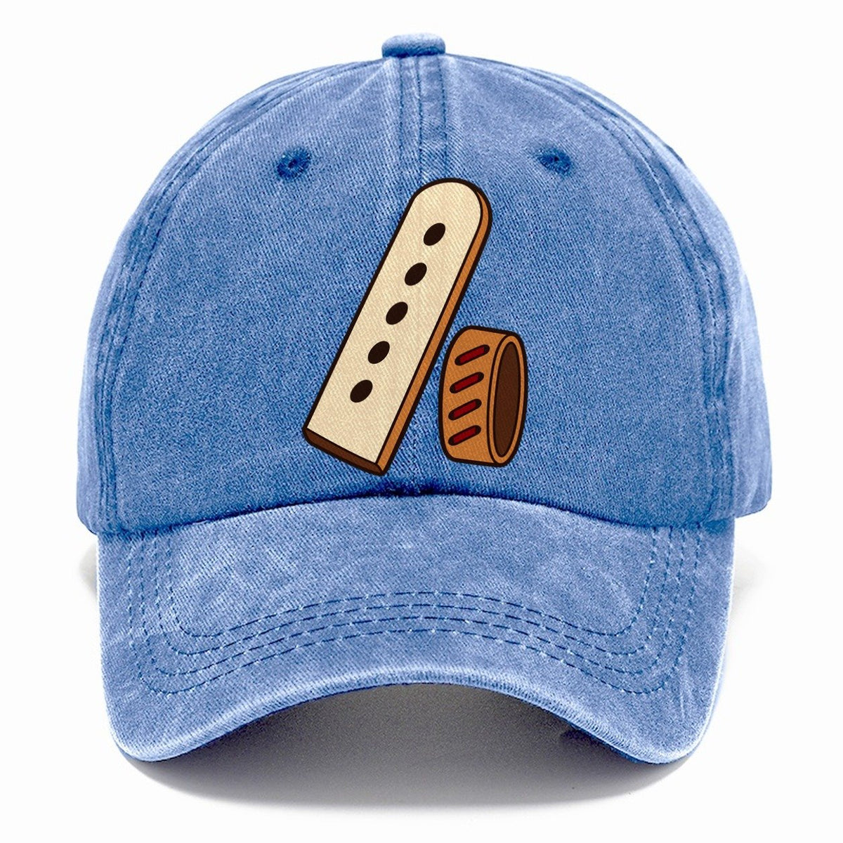 Belt End And Punched Holes Leathercraft Classic Cap – Summer Sky