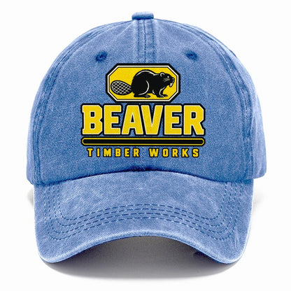 Beaver Timber Works Heavy Duty Classic Cap – Summer Sky