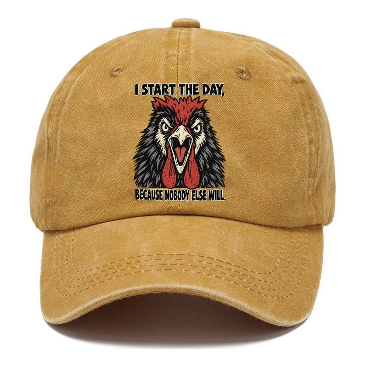 I Start The Day Feral Logic Classic Cap – Golden Harvest