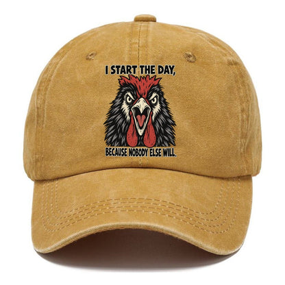I Start The Day Feral Logic Classic Cap – Golden Harvest