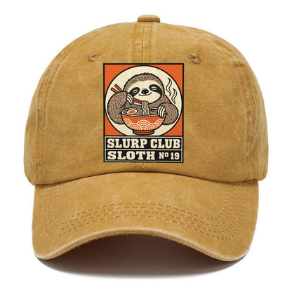 Sloth Slow Slurp Club Classic Cap – Golden Harvest