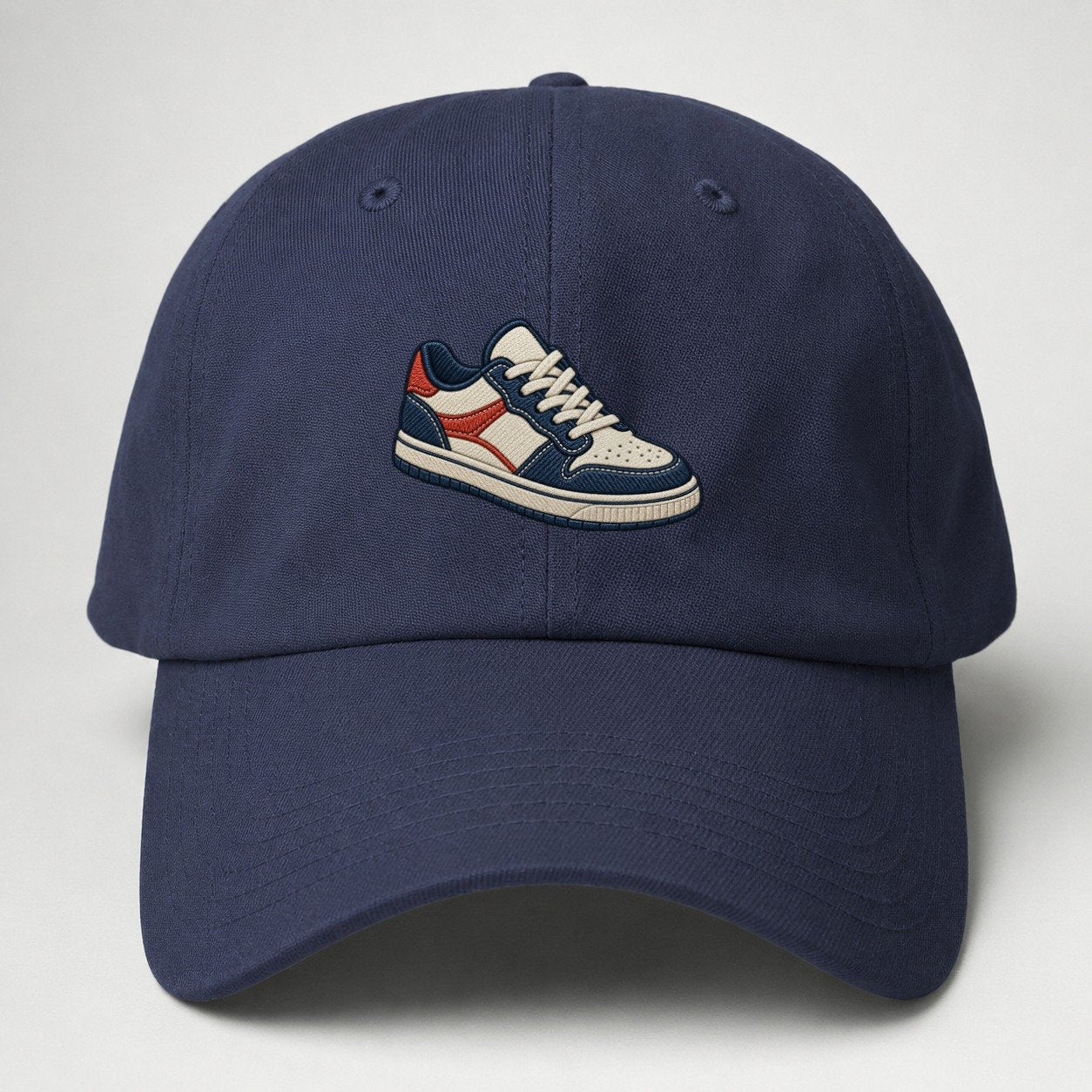 Low Top Court Sneaker Tiny Solo Marks Baseball Cap – Twilight Navy