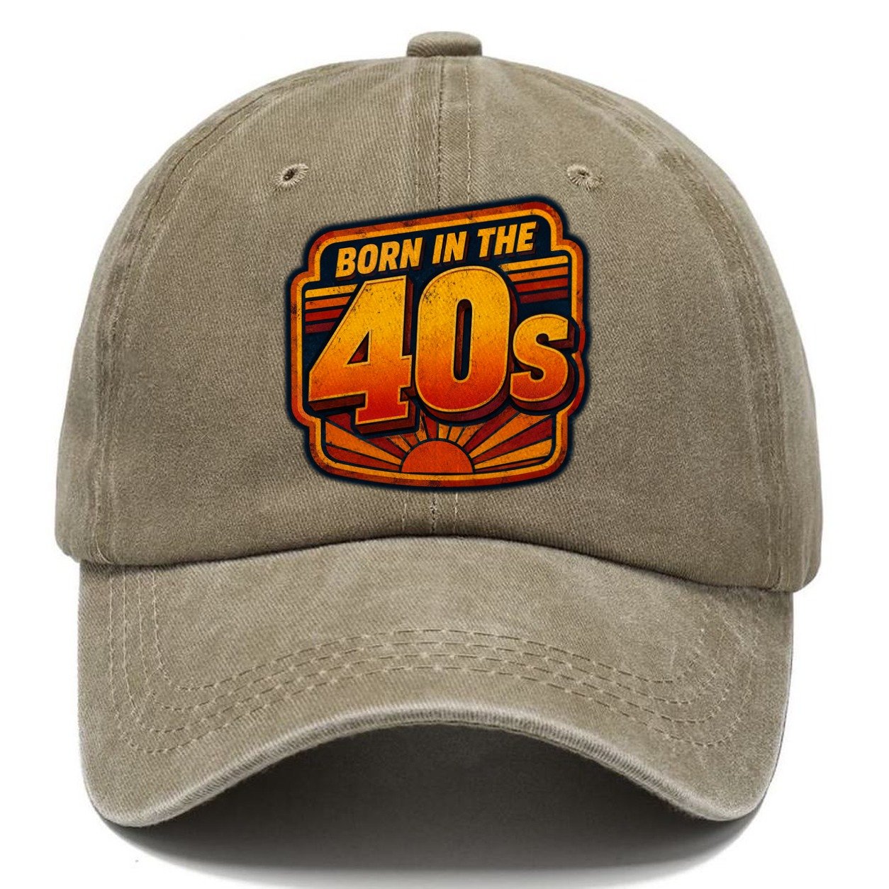 Born In The 40s Classic Cap – Warm Sand
